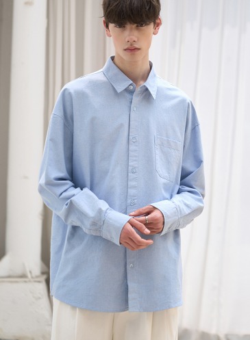 OVER-FIT OXFORD SHIRT [L.BLUE]