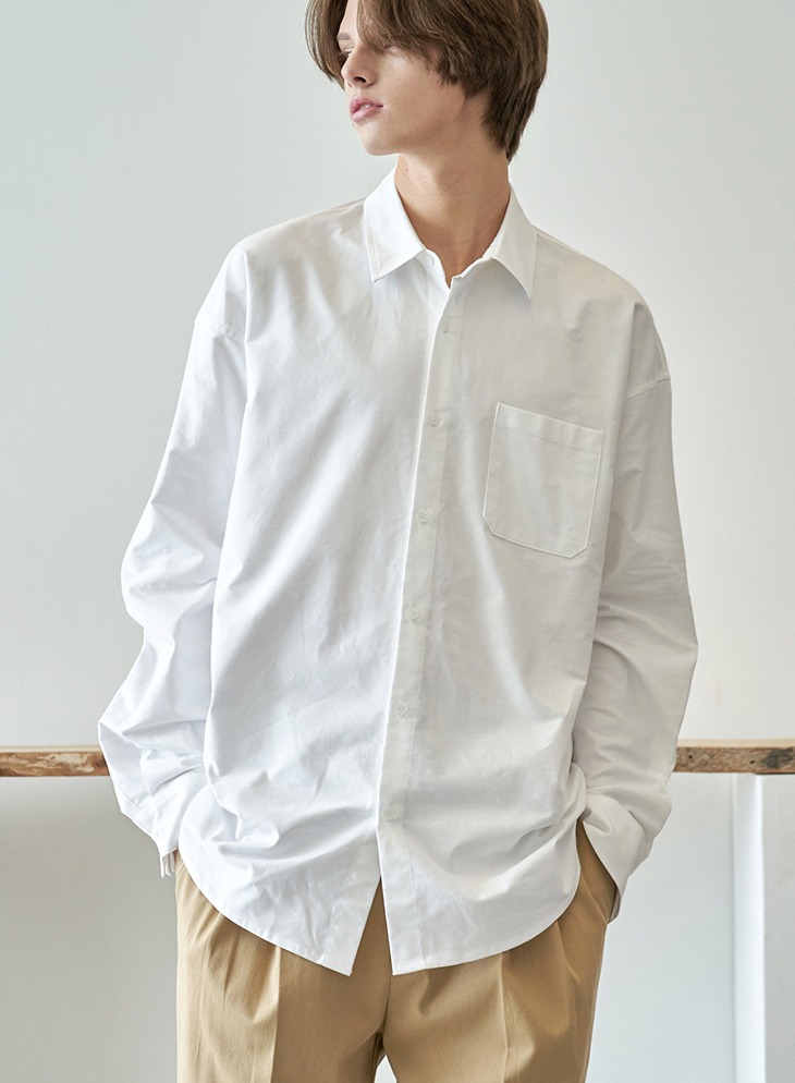 OVER-FIT OXFORD SHIRT [WHITE]