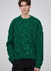 HACHI BULKY ROUND KNIT [GREEN]